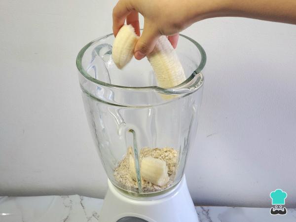 Receta de Panqueques de avena y banana sin huevo - Paso 2