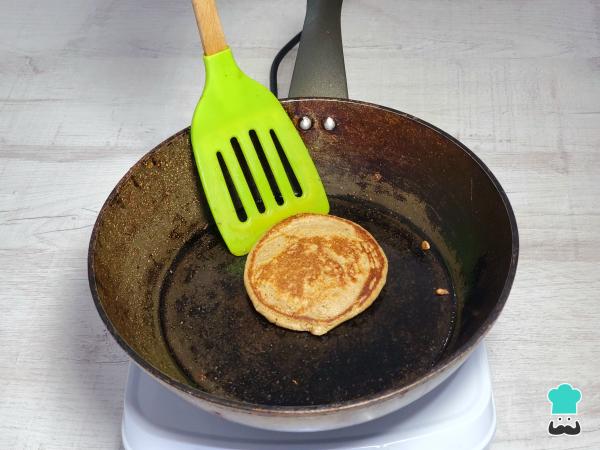Receta de Panqueques de avena y banana sin huevo - Paso 6