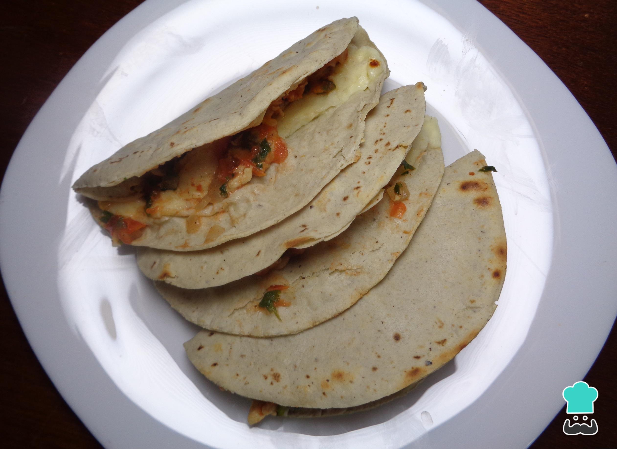 Quesadillas de pollo mexicanas Fácil
