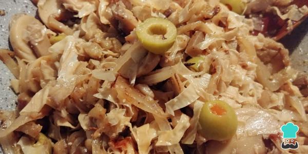 Receta de Rollo de pollo vegano - Paso 7