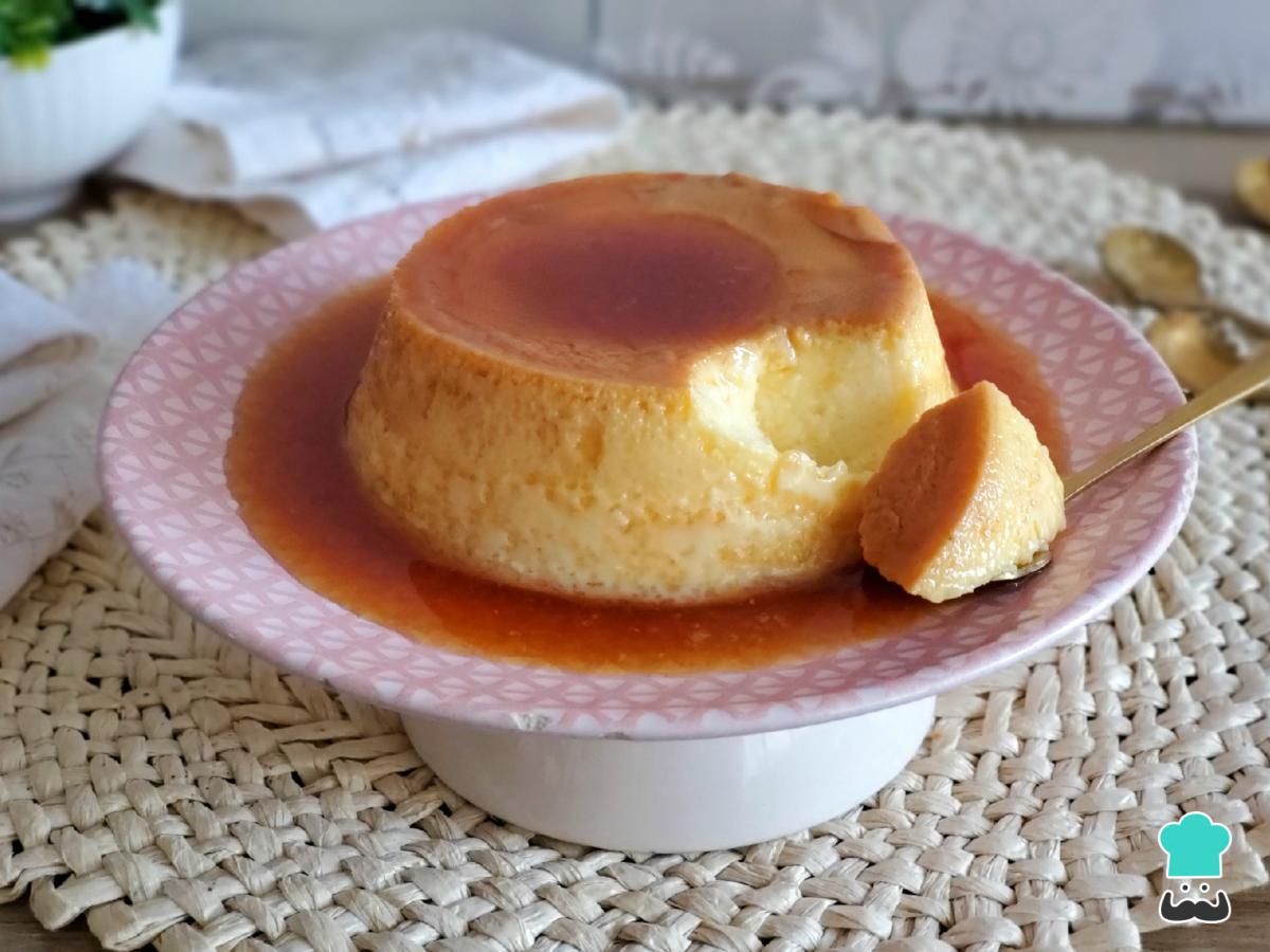Receta de Flan de leche condensada fácil y rápido