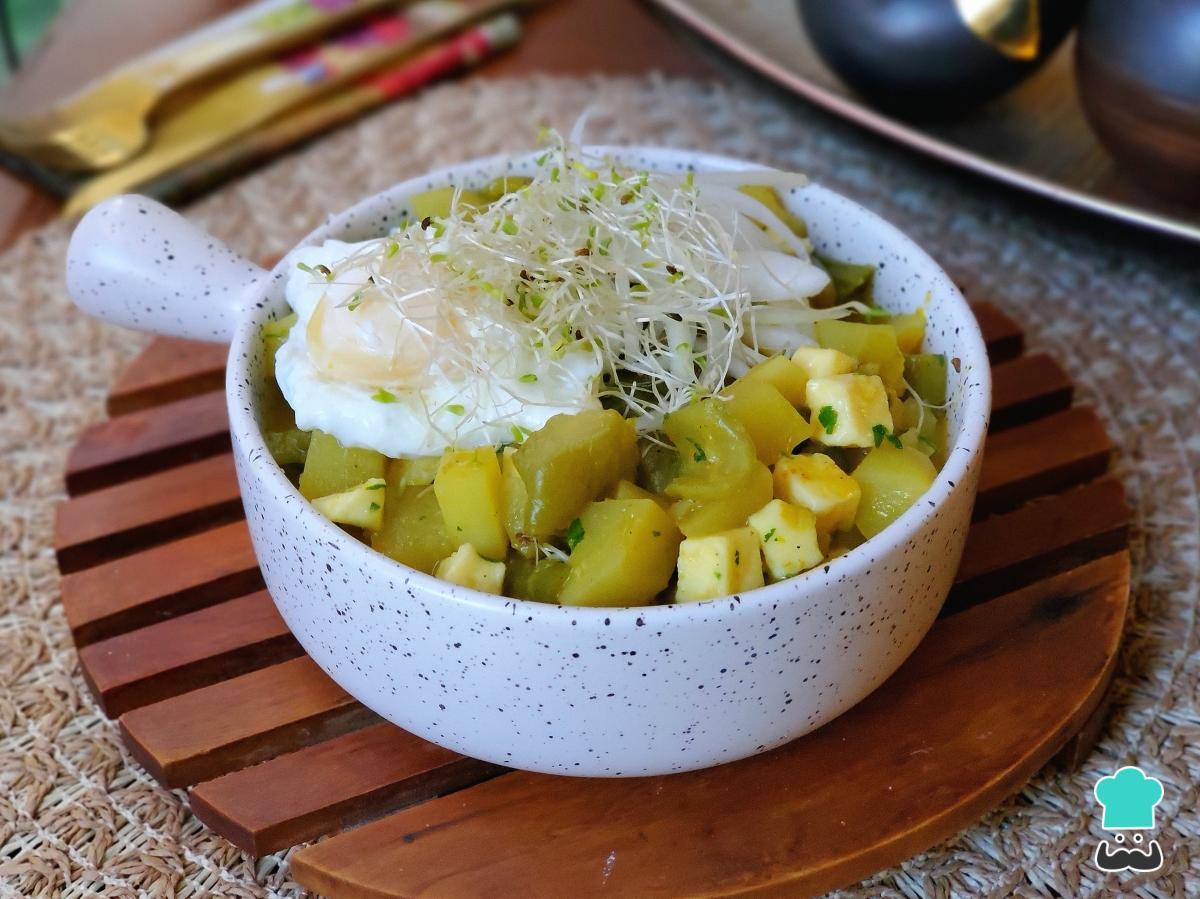 Receta de Ajiaco de caigua