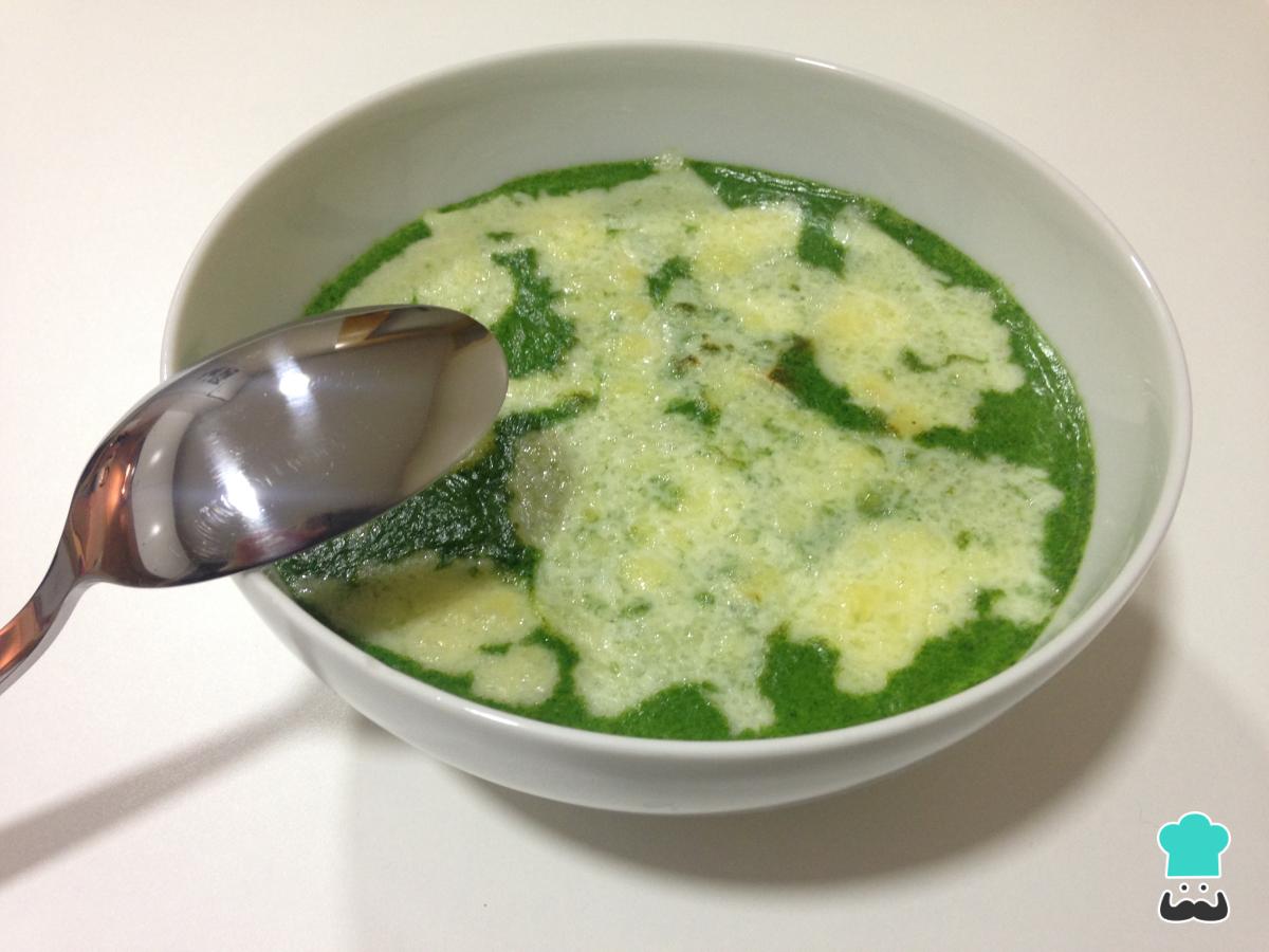 Receta de Crema de espinacas gratinadas