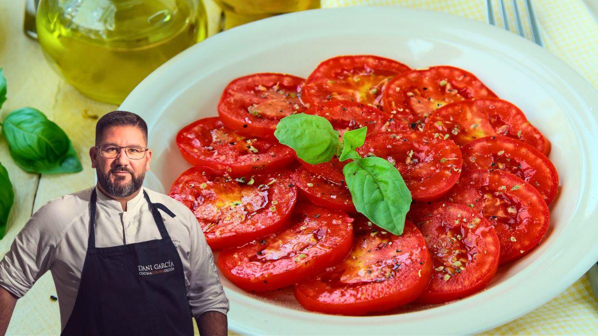 Dani García, chef: “Para unos tomates aliñados más sabrosos, déjalos reposar 10 minutos para que absorban el sabor y suelten su jugo”