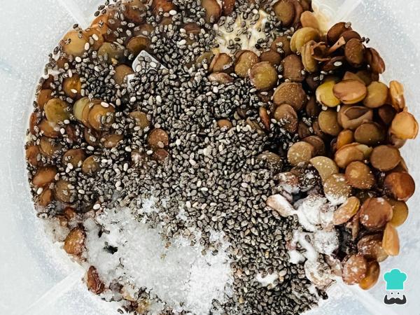 Receta de Pan de lentejas y avena - Paso 3