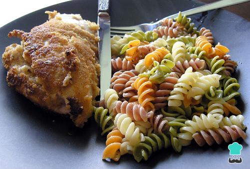Receta de fideos tricilor