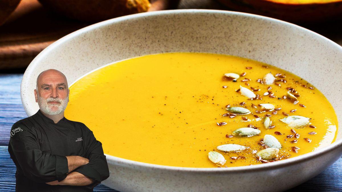 José Andrés, chef: “La crema de calabaza más cremosa no lleva nata, se hace emulsionando las verduras con aceite de oliva”