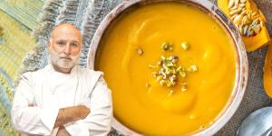 José Andrés, chef: “Para que la crema de calabaza quede cremosa, no uses nata, mejor emulsiona las verduras con aceite de oliva”
