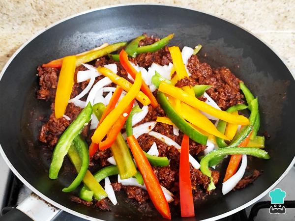 Receta de Alambre al pastor - Paso 4