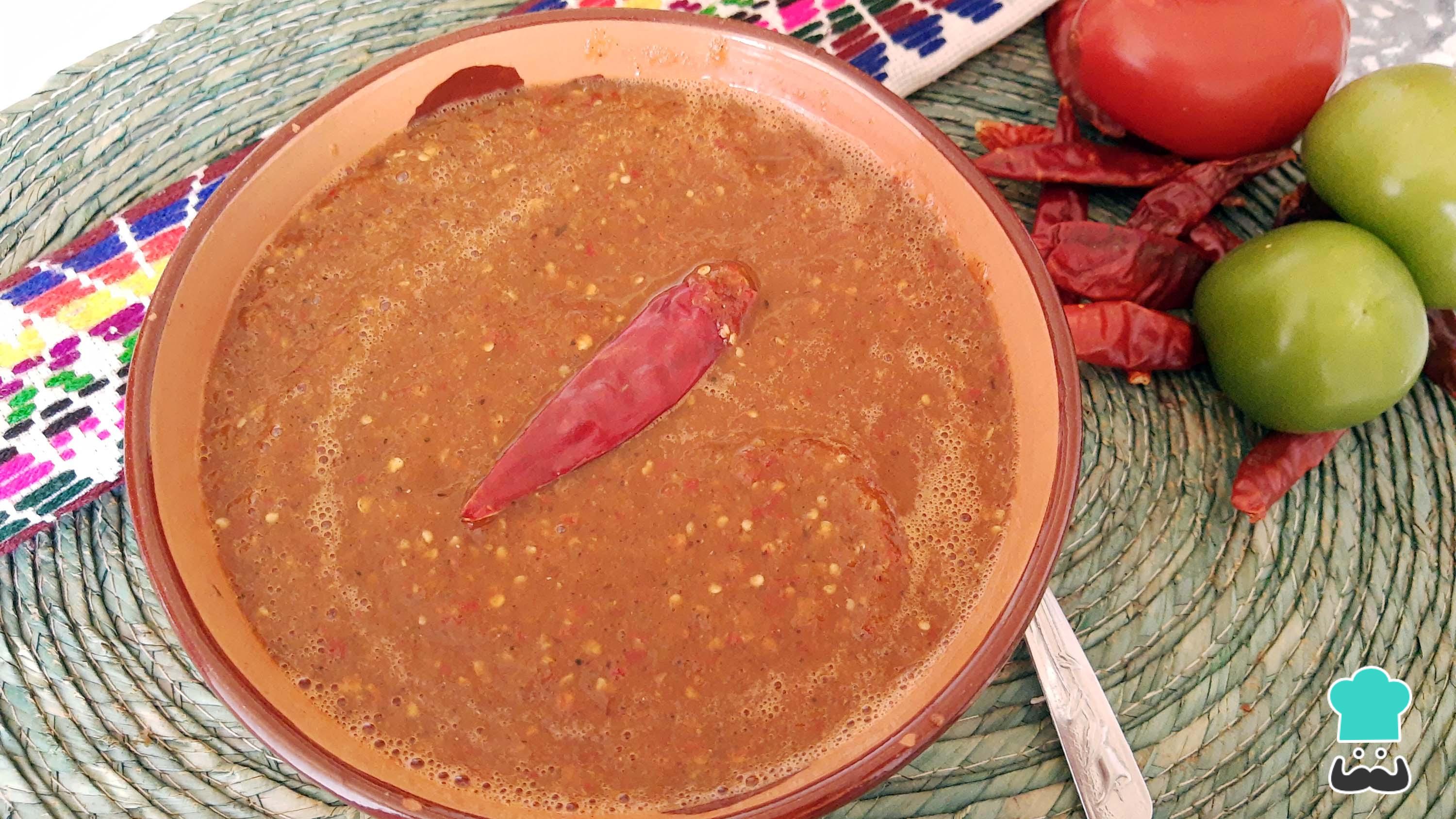 Salsa para tacos al pastor Receta MEXICANA