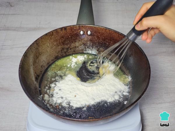 Receta de Coliflor con bechamel y bacon - Paso 5