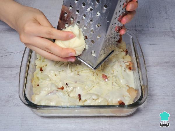 Receta de Coliflor con bechamel y bacon - Paso 8