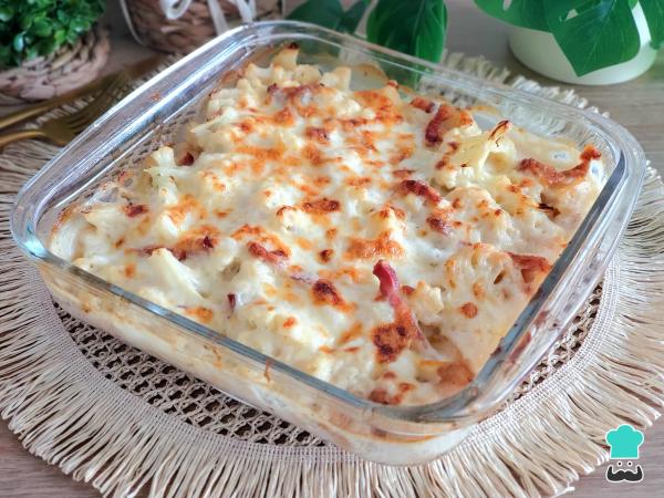 Receta de Coliflor con bechamel y bacon - Paso 9