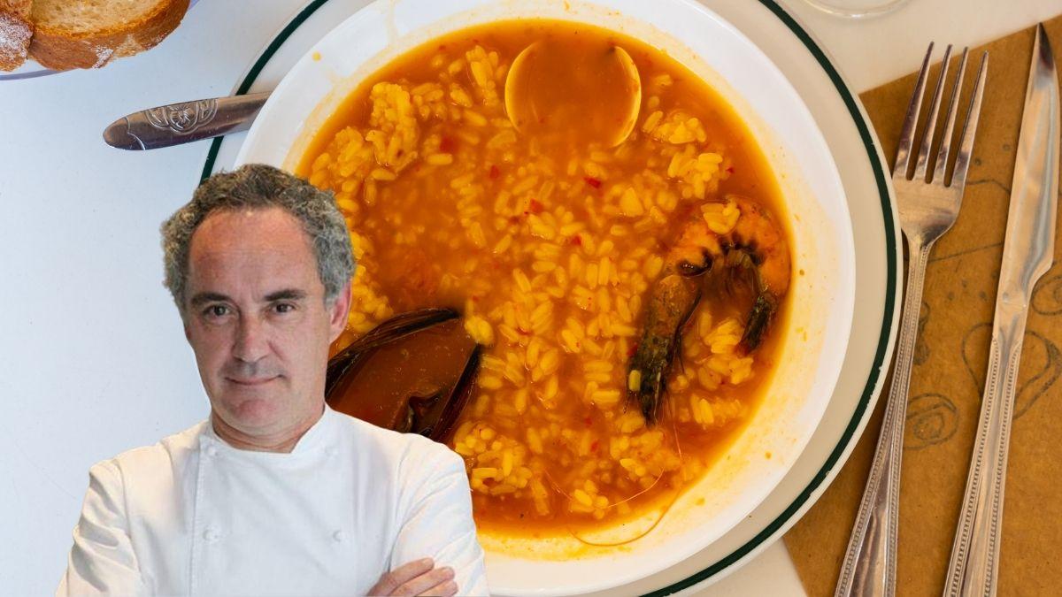 Ferran Adrià, chef: “El secreto del arroz caldoso perfecto está en usar 3 partes de caldo por 1 de arroz y taparlo al final”