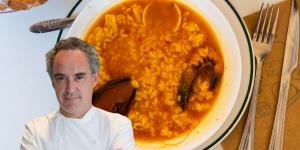 Ferran Adrià, chef: “El secreto del arroz caldoso perfecto está en usar 3 partes de caldo por 1 de arroz y taparlo al final”