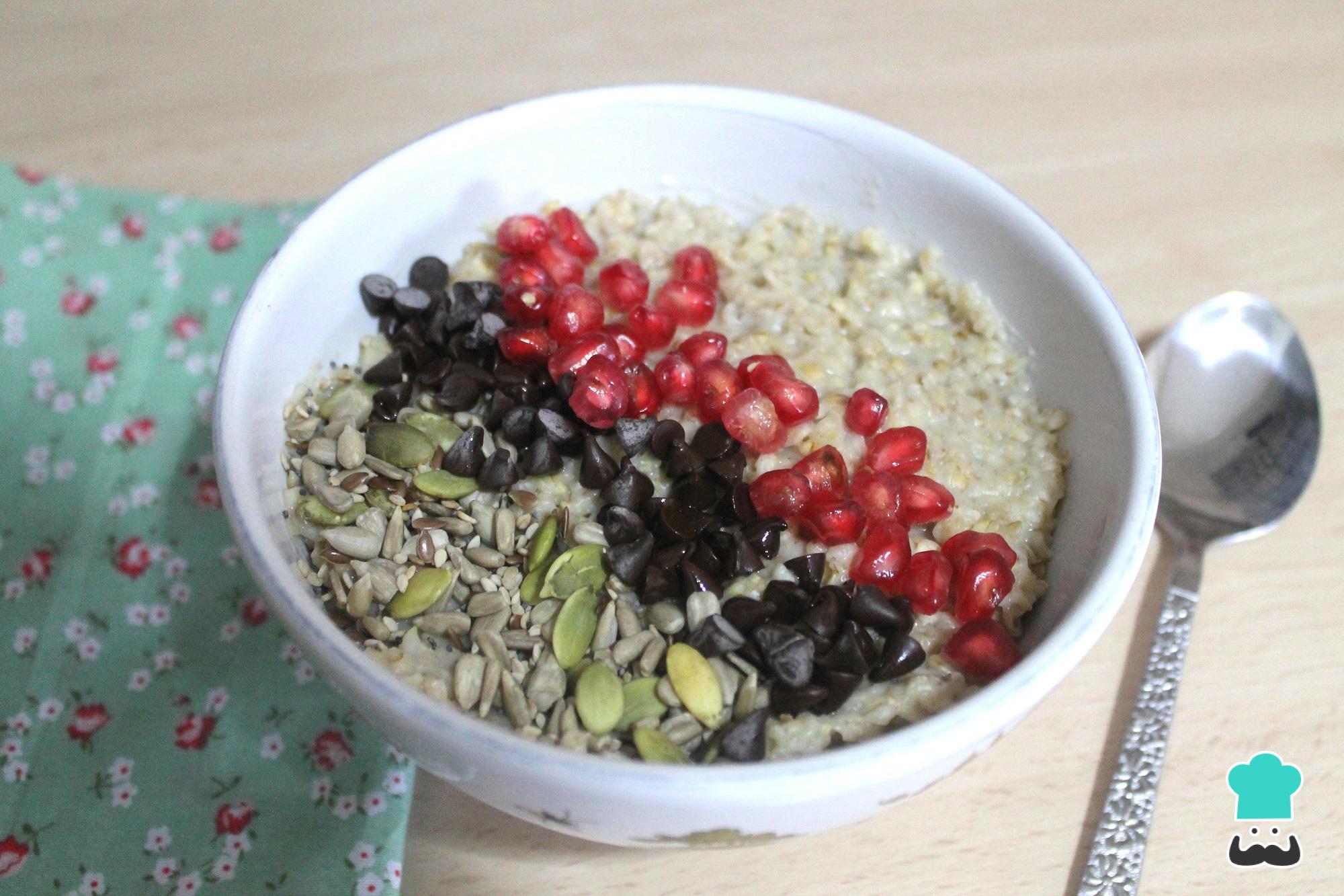 Porridge de avena - ¡RECETA FITNESS!