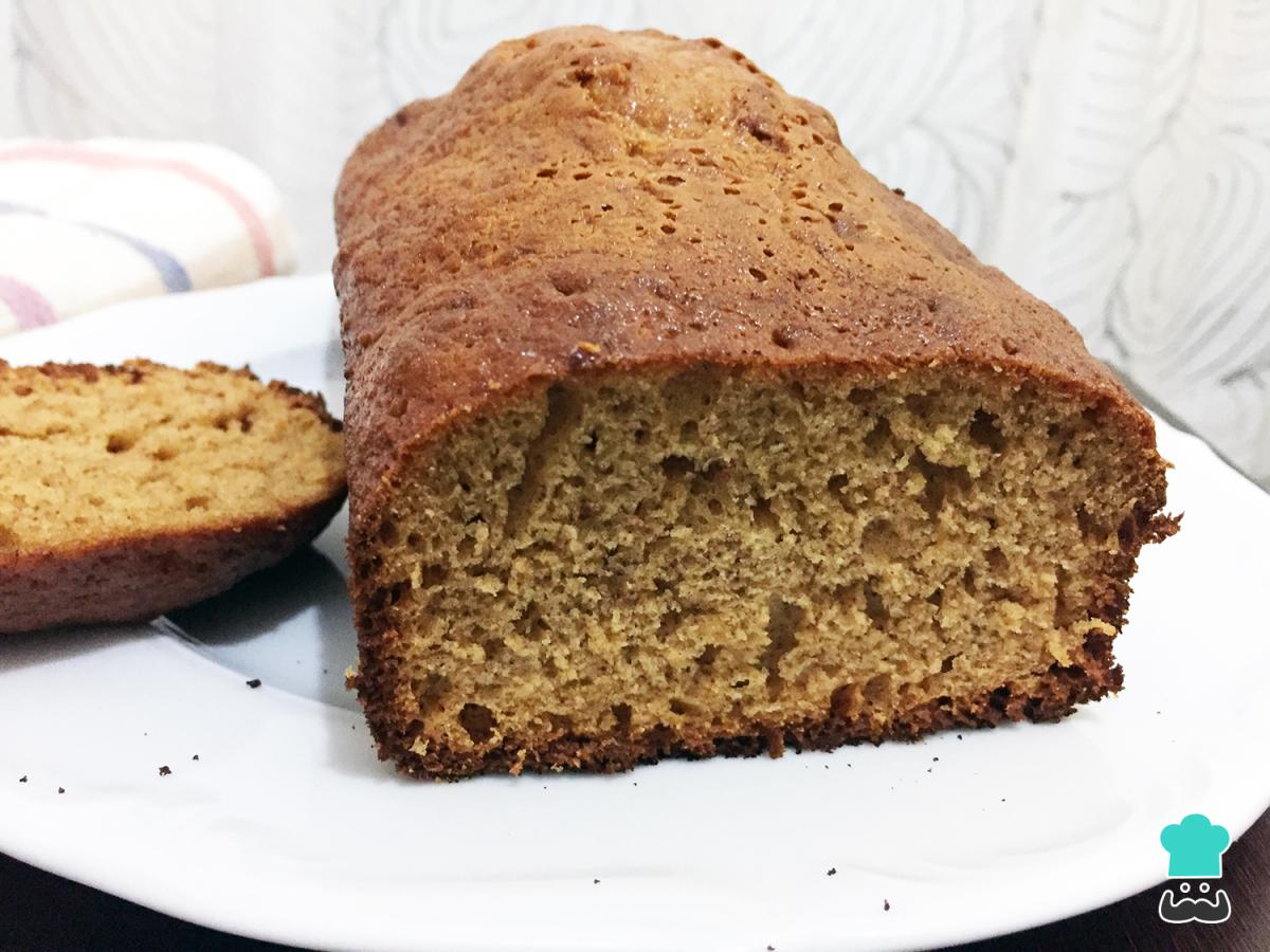 Receta de Queque de plátano canario sin azúcar ni edulcorante