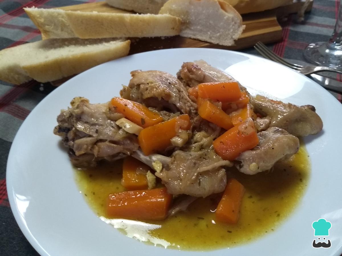 Receta de Pollo a la zanahoria