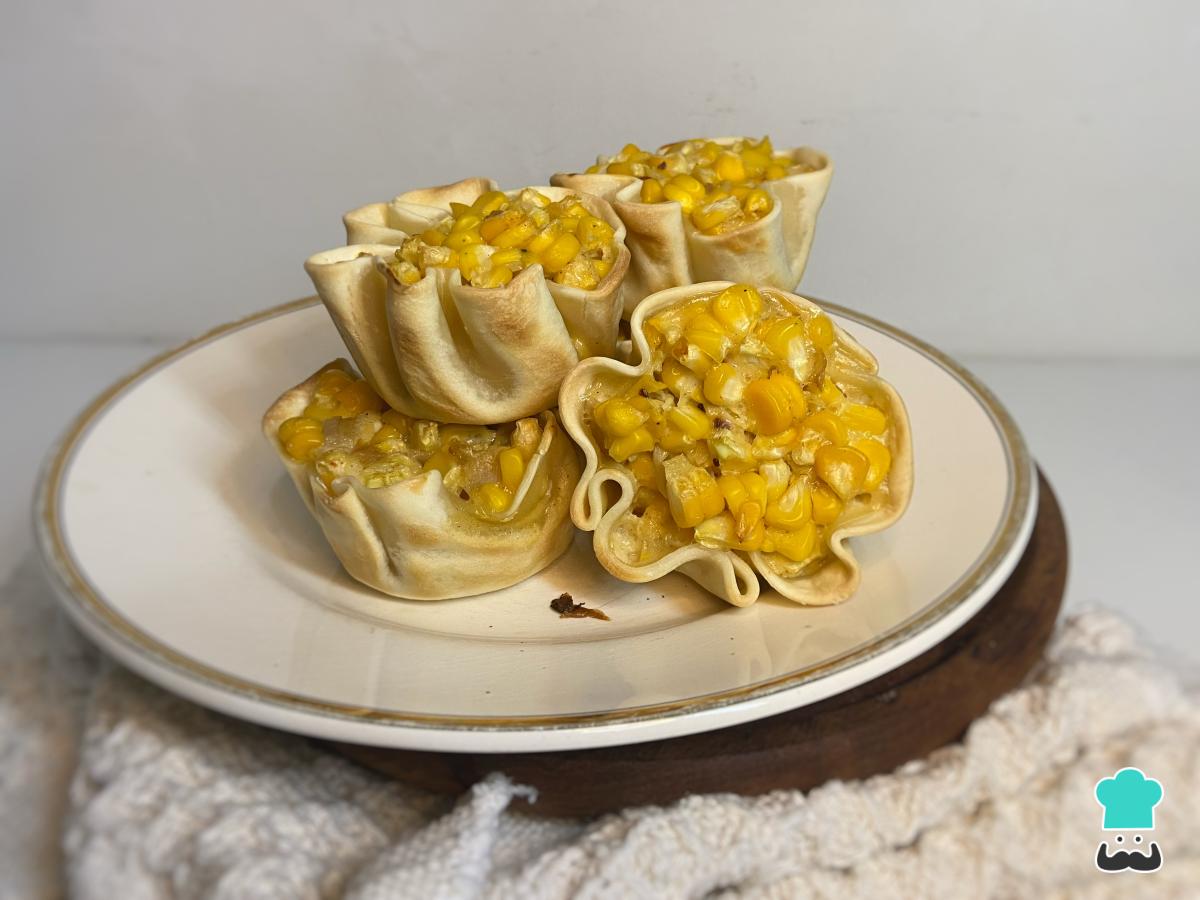 Receta de Canastas de choclo