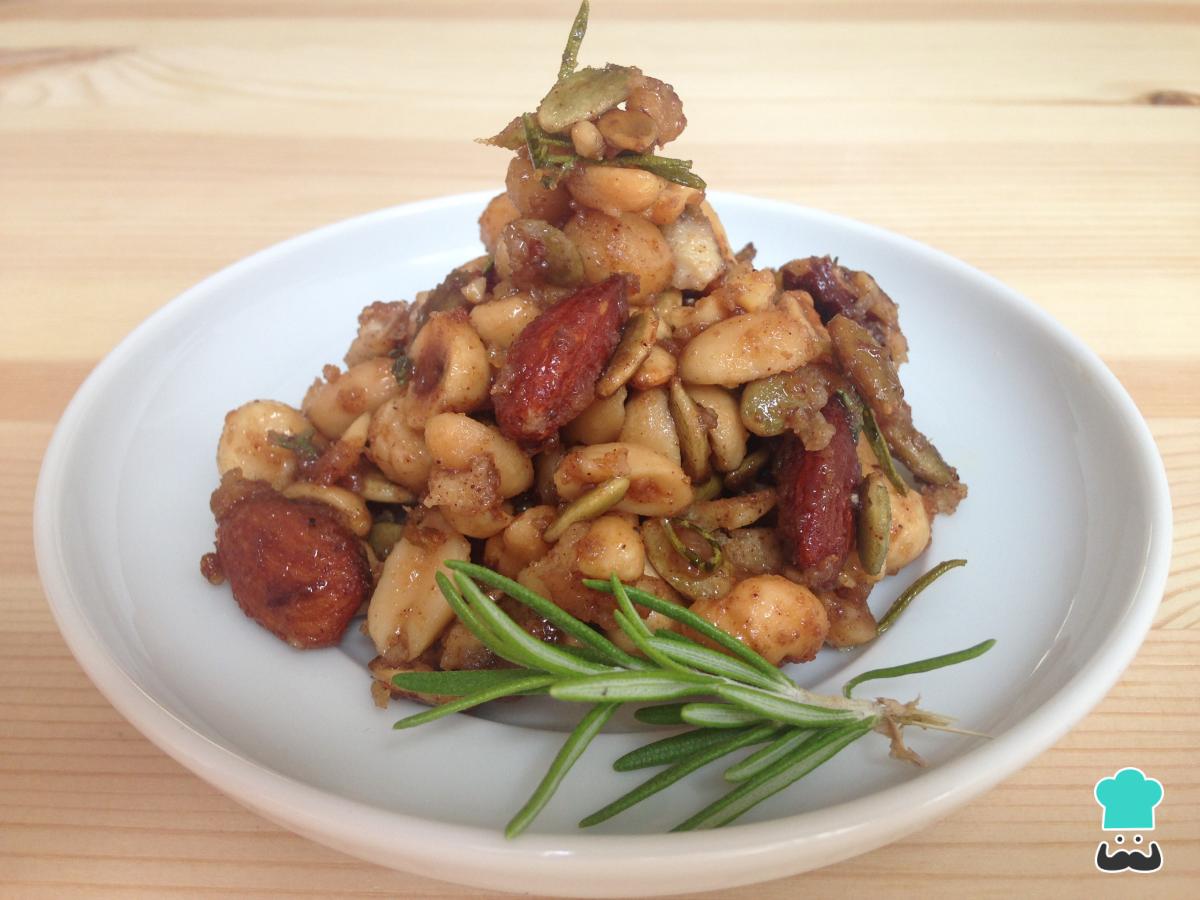 Receta de Frutos secos especiados