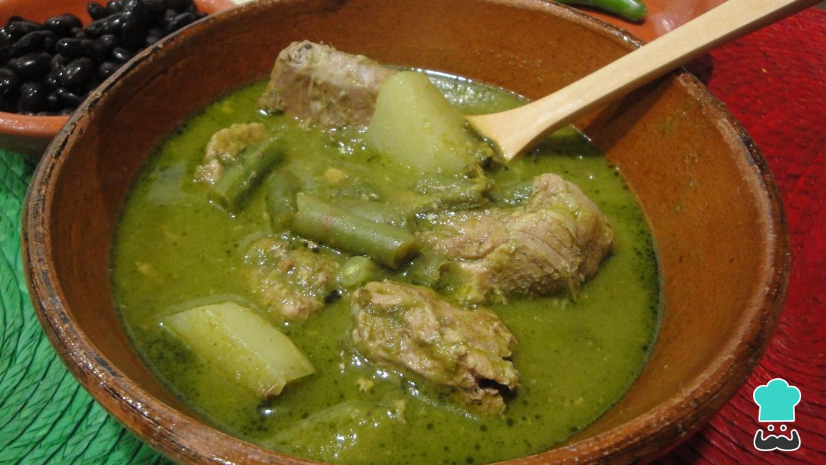 Receta de Mole de olla verde