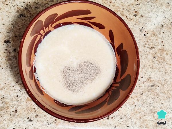 Receta de Mini pan de muerto - Paso 1