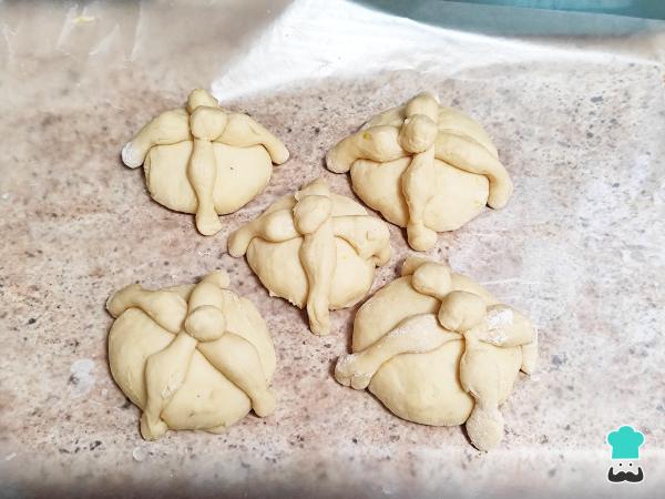 Receta de Mini pan de muerto - Paso 6