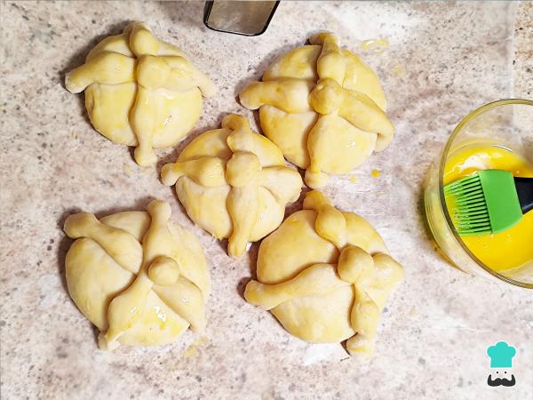 Receta de Mini pan de muerto - Paso 7