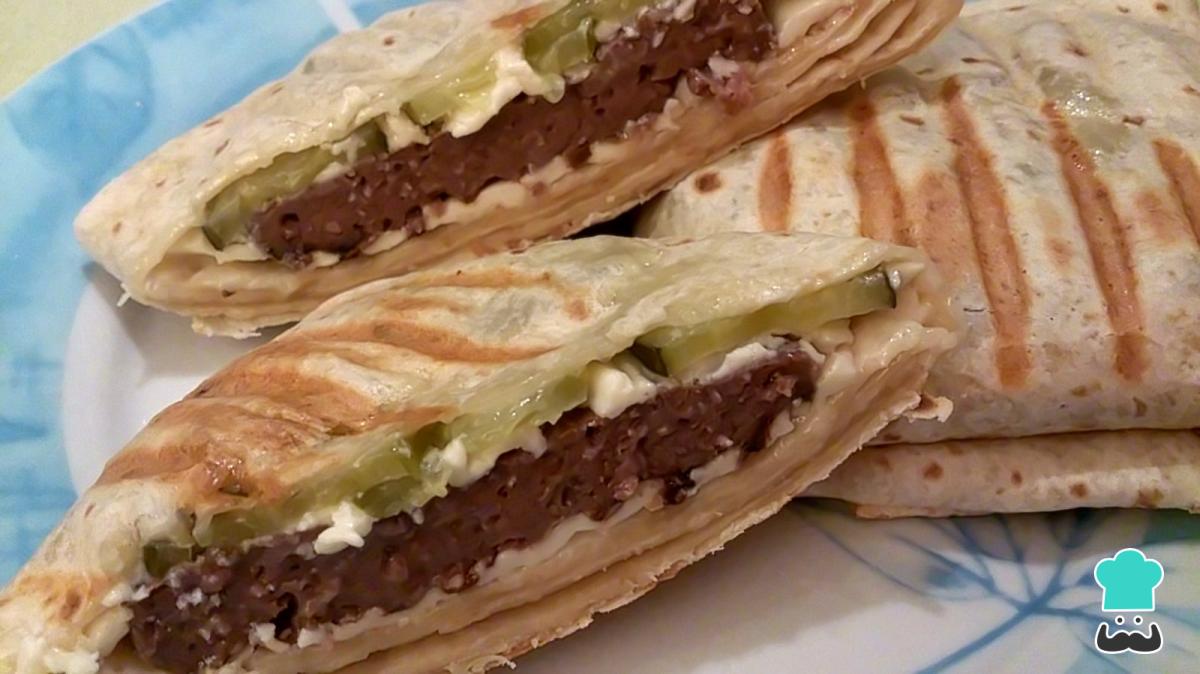 Receta de Kebab de hamburguesa
