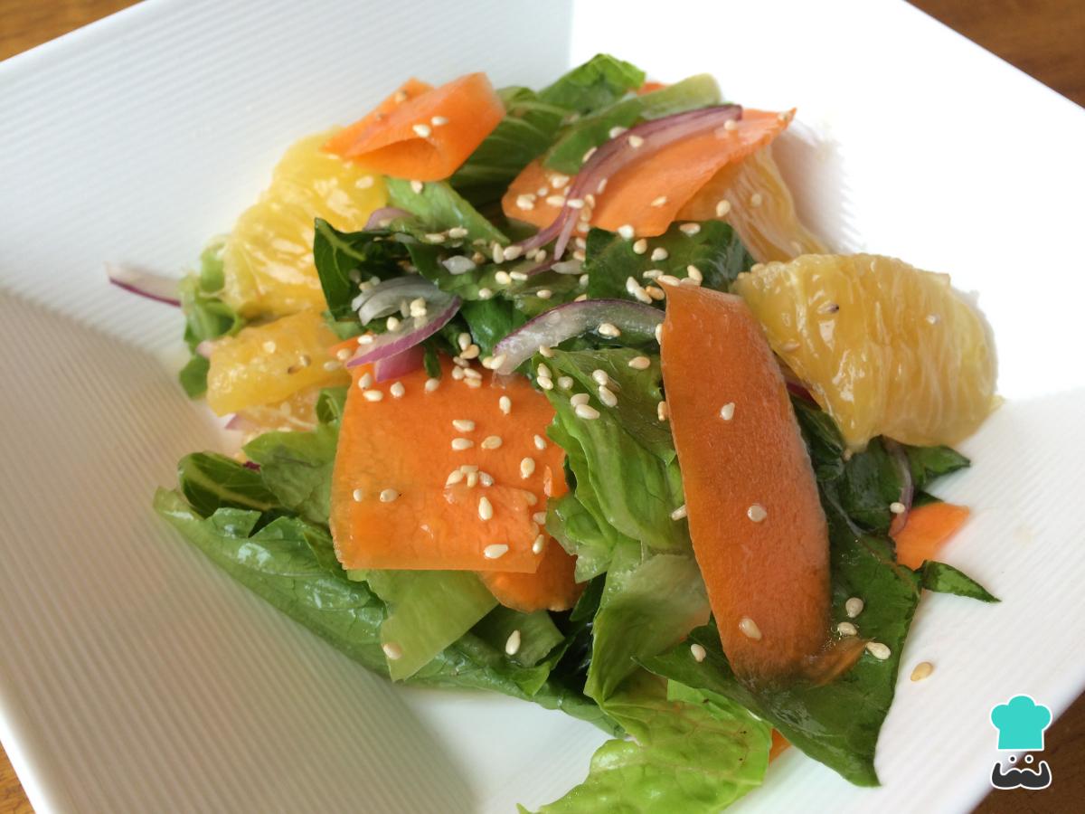 Receta de Ensalada de naranja y zanahoria