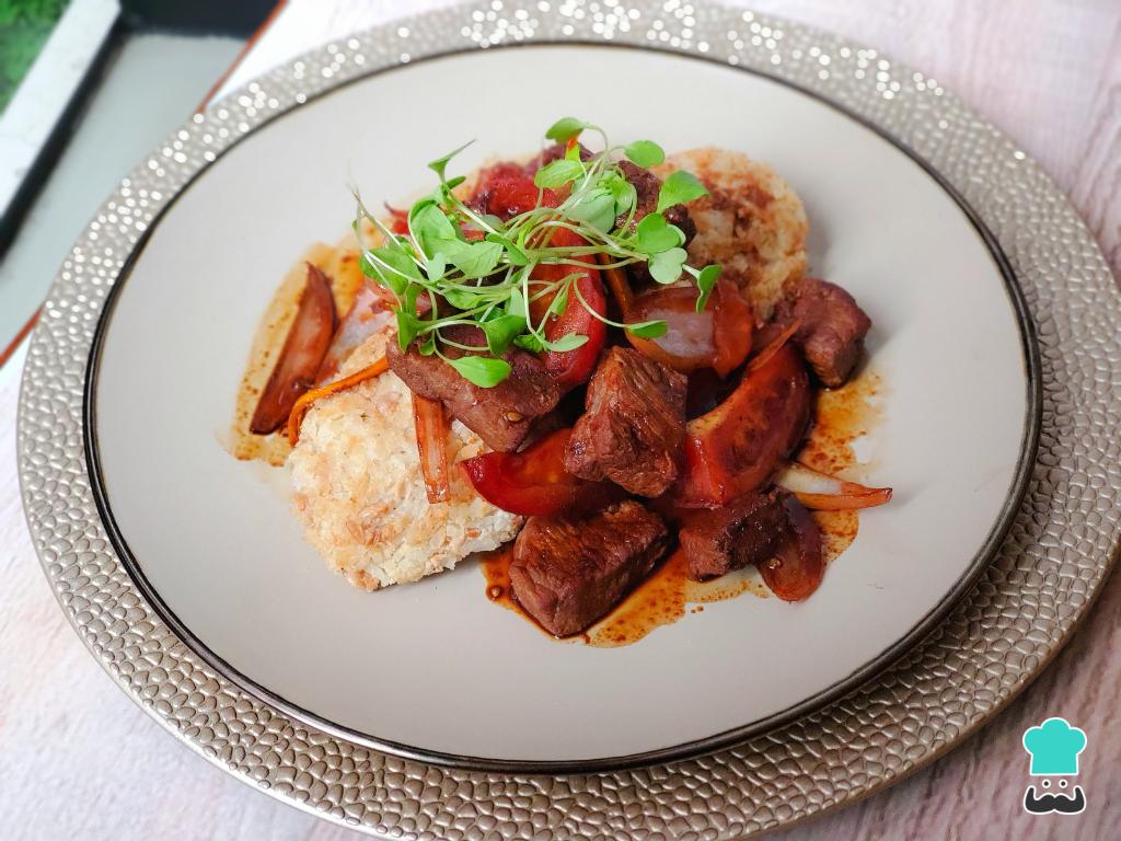 Tacu tacu con lomo Receta TRADICIONAL