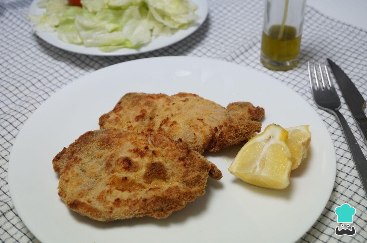 Receta de Filetes empanados en freidora de aire