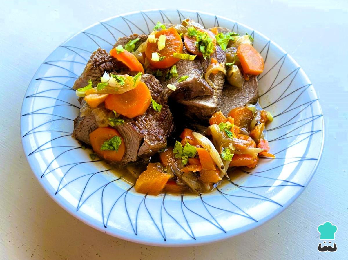 Receta de Colita de cuadril a la cacerola