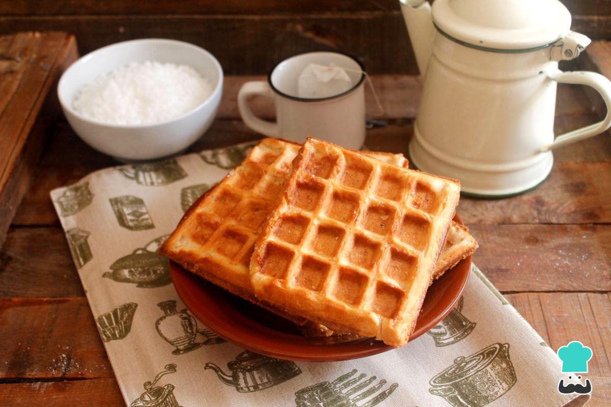Receta de Gofres de Lieja