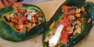 Receta de Chiles rellenos de atún