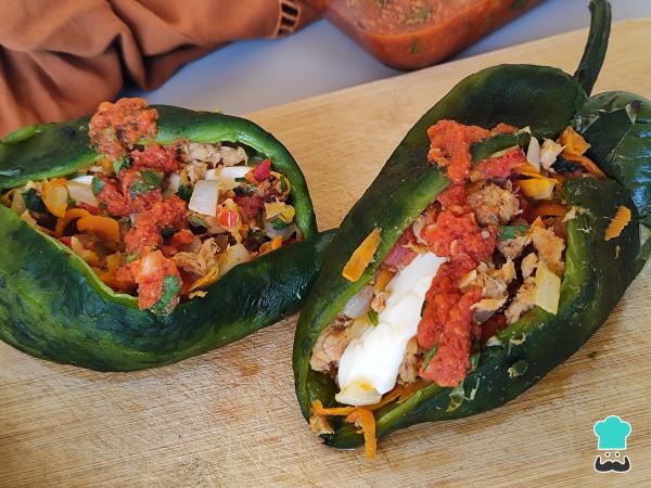Receta de Chiles rellenos de atún