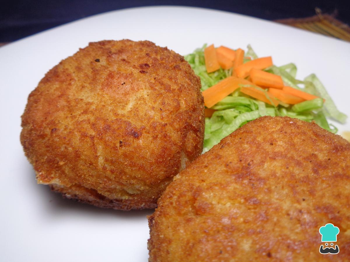 Receta de Croquetas de arroz con jamón y queso
