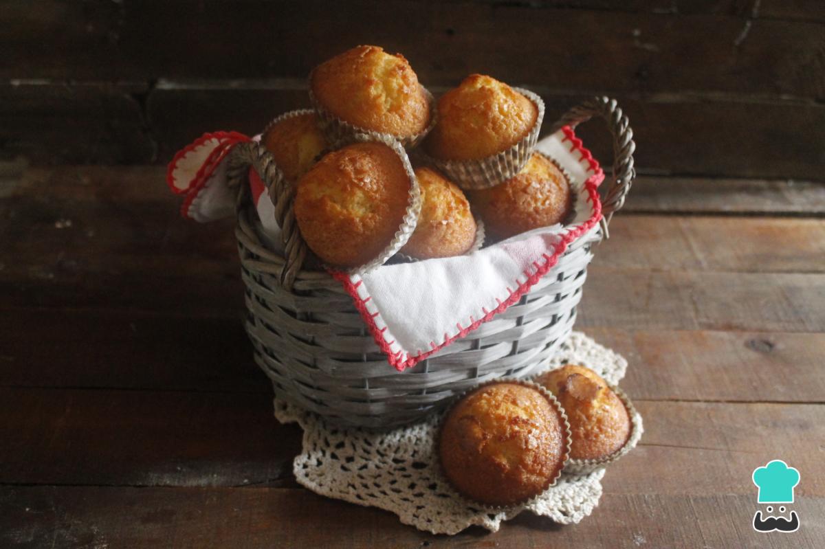 Receta de Magdalenas de mantequilla
