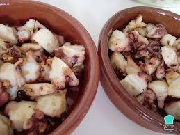 Receta de Pulpo con ajos