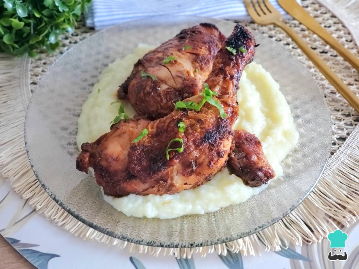 Receta de Puré de papa con pollo