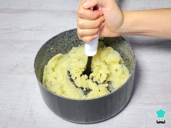 Receta de Puré de papa con pollo - Paso 2