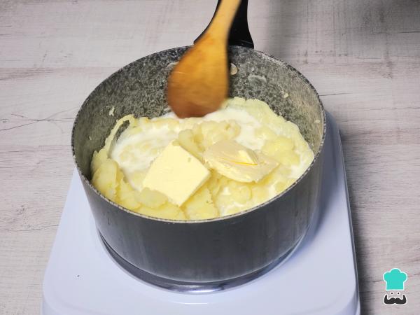 Receta de Puré de papa con pollo - Paso 3