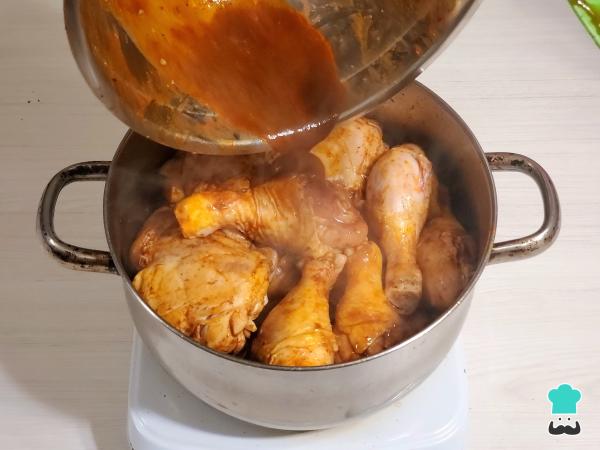 Receta de Puré de papa con pollo - Paso 6