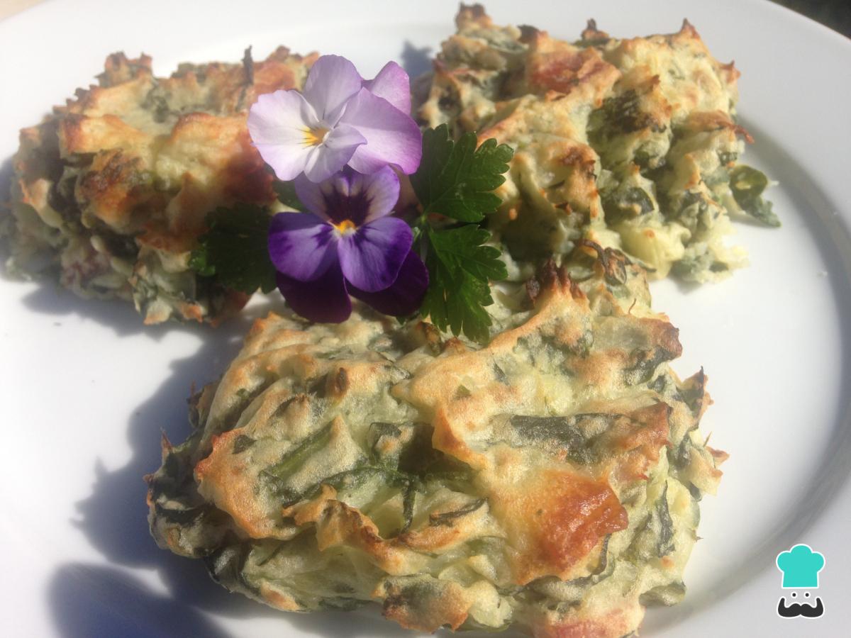 Receta de Tortitas de patata y acelga