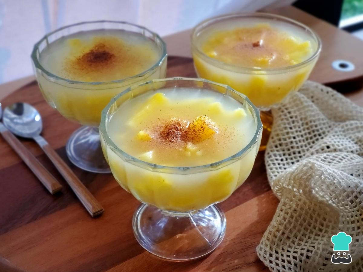 Receta de Mazamorra de piña