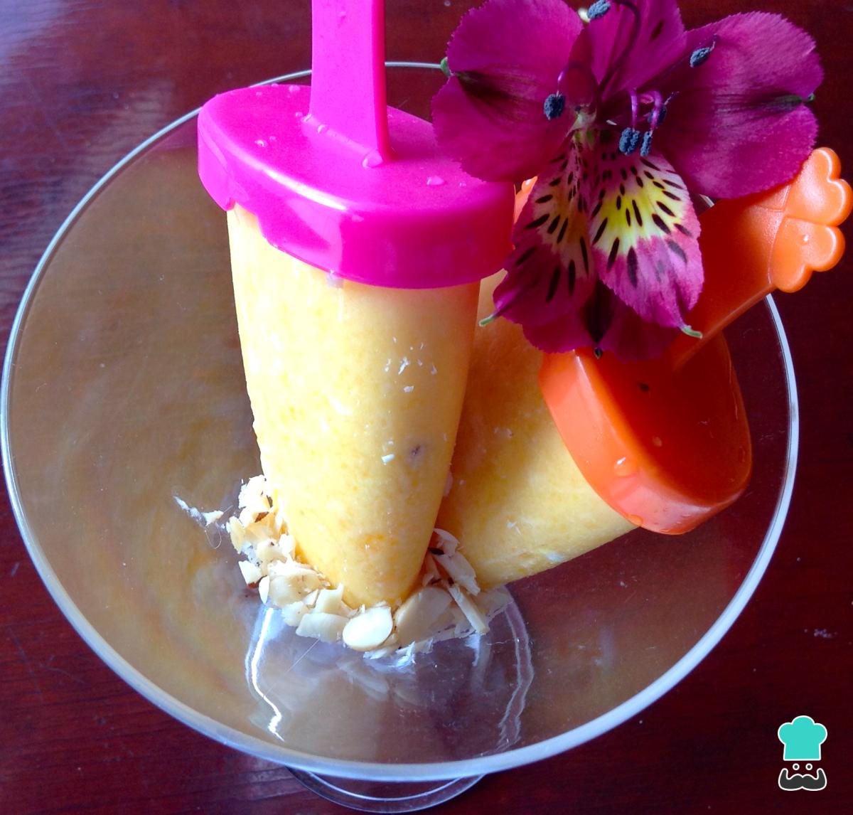 Receta de Paletas de mango