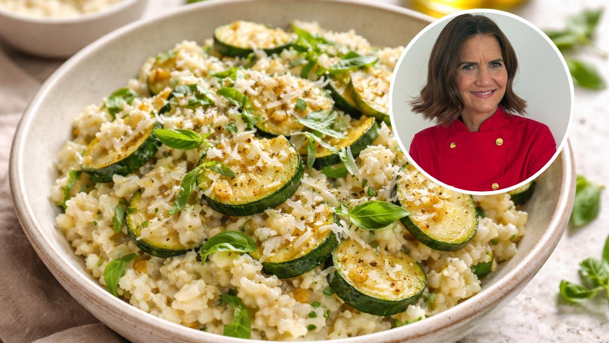 Samantha Vallejo-Nágera, chef profesional: "El arroz con calabacín y parmesano más sano y rico que puedes llevar a la oficina"