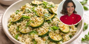Samantha Vallejo-Nágera, chef profesional: "El arroz con calabacín y parmesano más sano y rico que puedes llevar a la oficina"