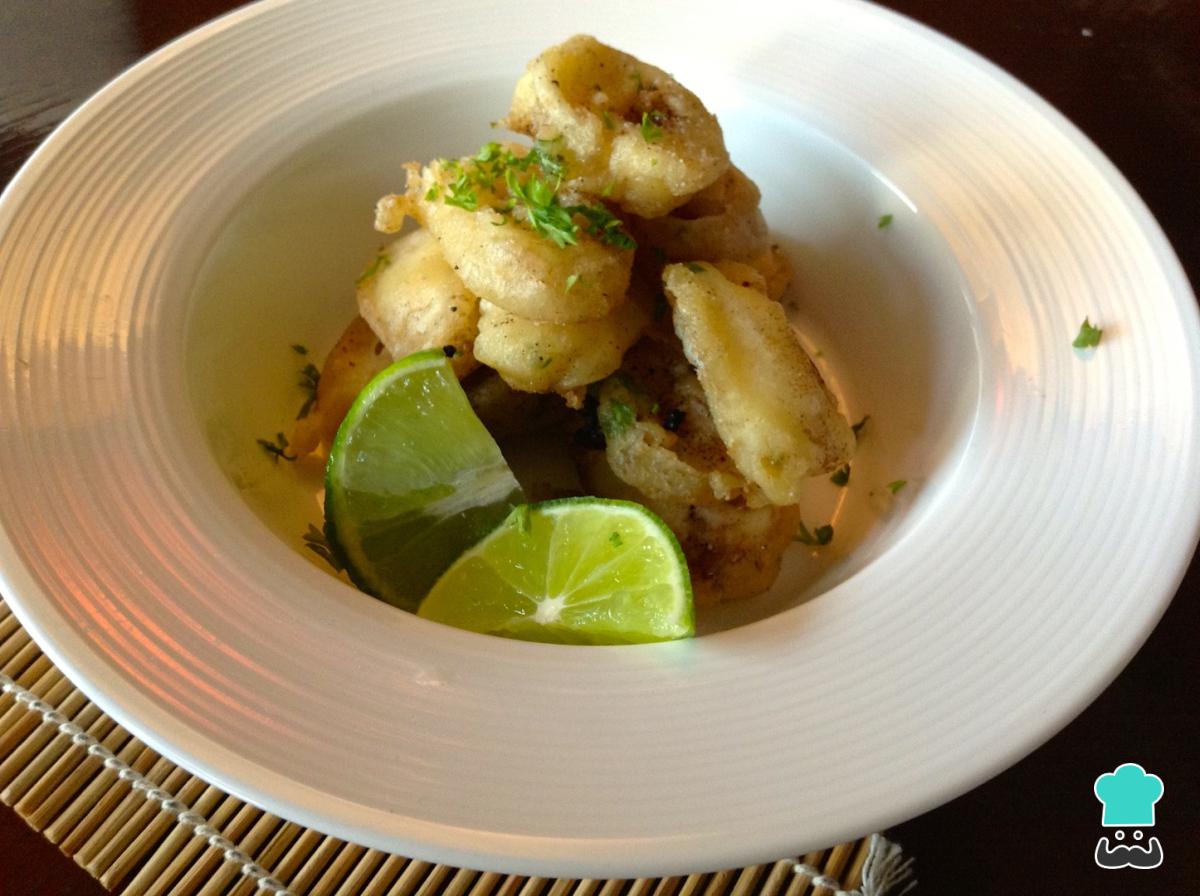 Receta de Anillos de calamar en tempura
