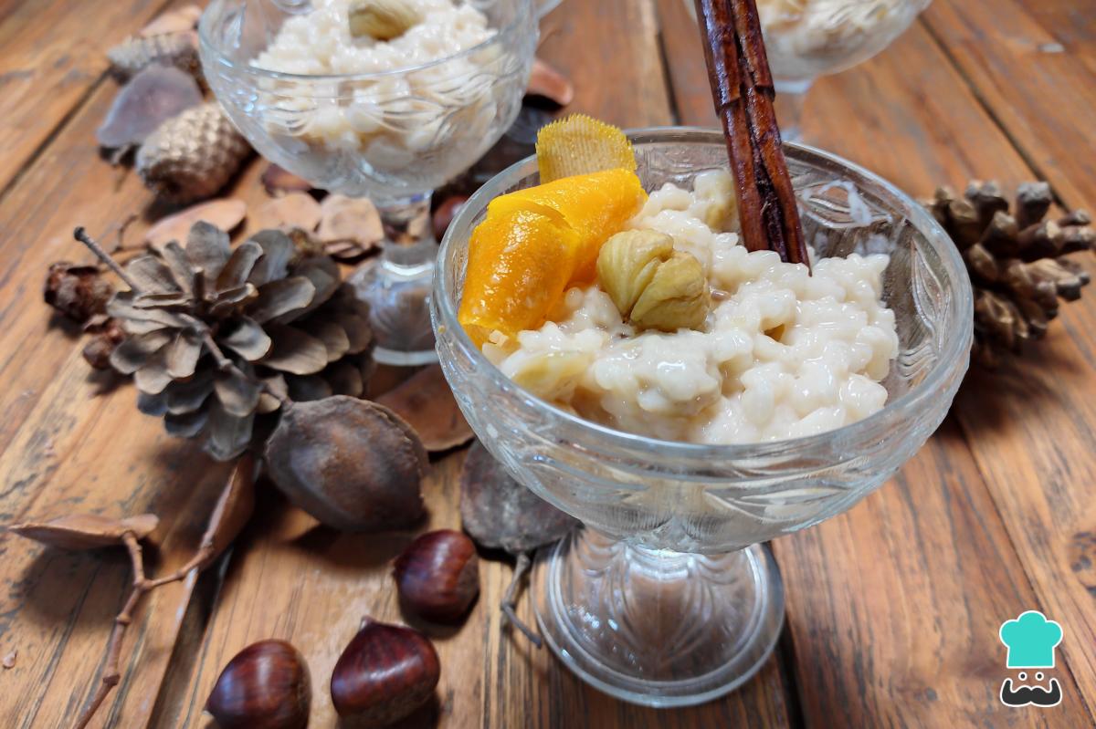 Receta de Arroz con castañas